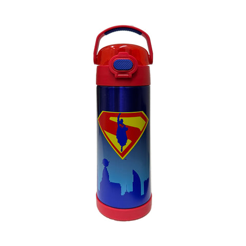 Thermos - 470ml FUNtainer Water Bottle with Straw and Locking Lid