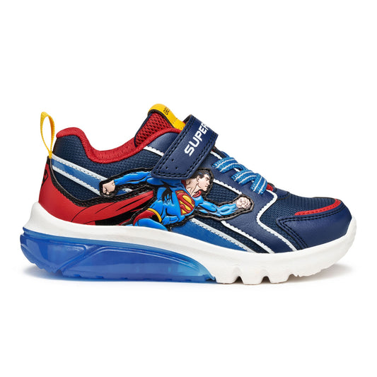 Geox - Ciberdron Junior DC Superheros Super Man Sneakers
