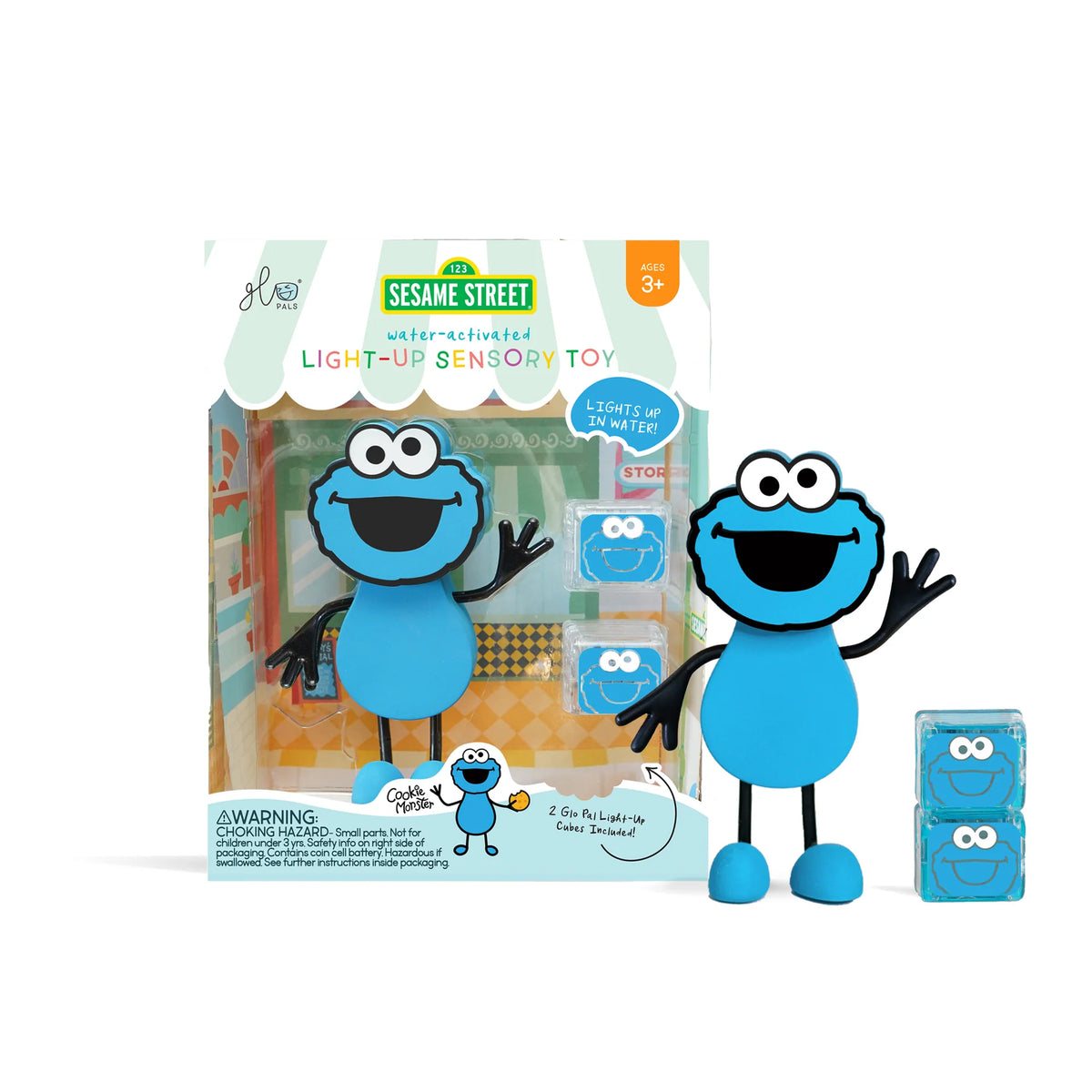Glo Pals- Sesame Street - Cookie Monster Character