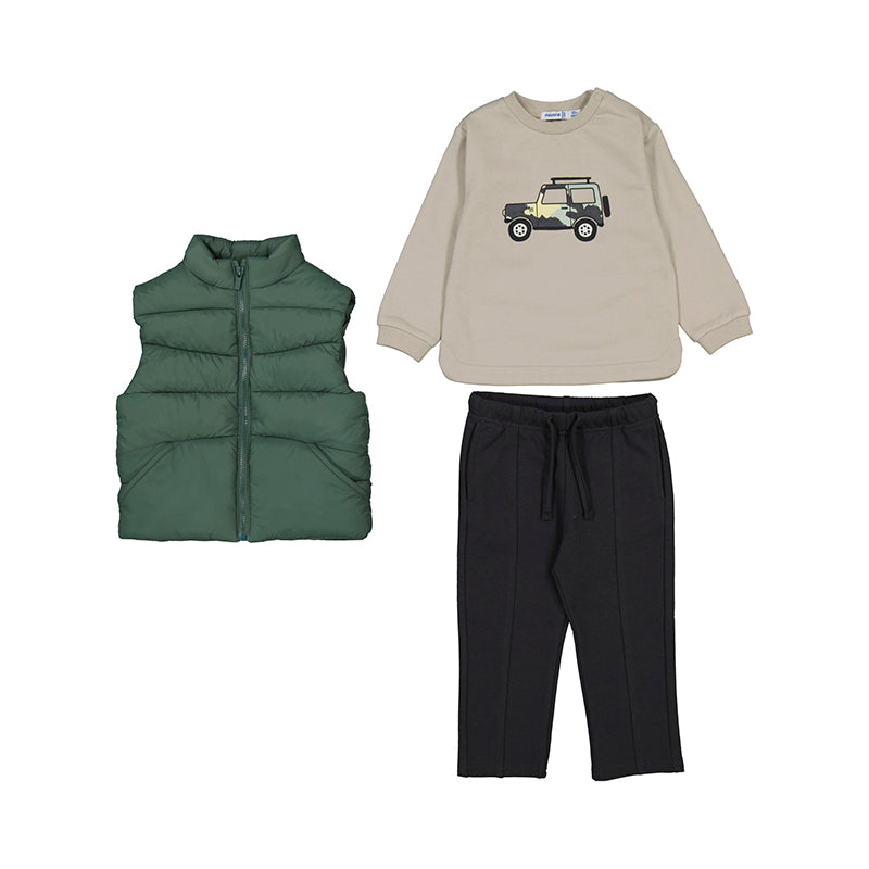 Mayoral Baby Boy Pullover Vest Pants Set