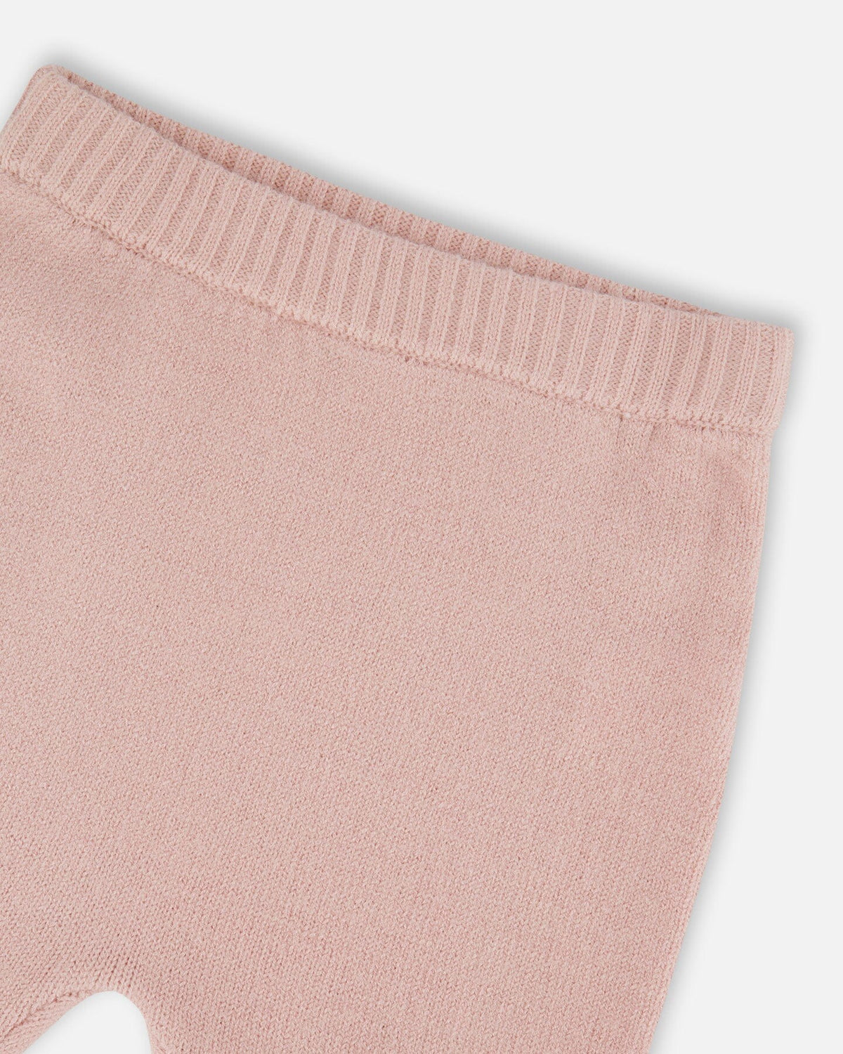Deux par Deux - Knitted Top and Pant Set - Light Pink