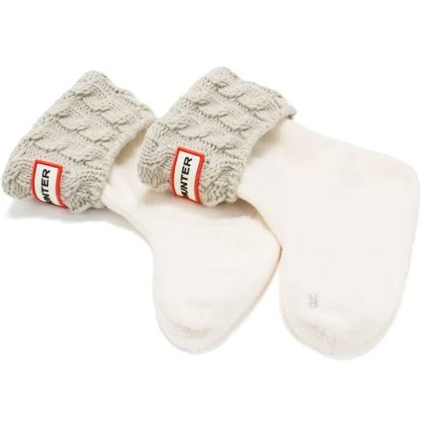 Hunter Recycled Mini Cable Boot Socks, children's socks