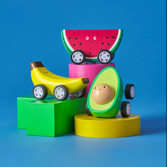 Kidoki - Fruit-Fun Pullback Cars