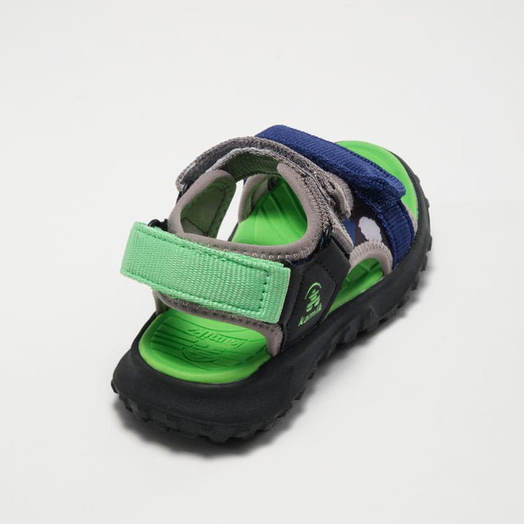 Kamik Harbor T Toddlers' Open-Toe Sandals - Black/Charcoal
