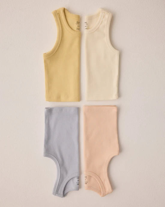 Rylee+Cru - Ribbed Tank Set