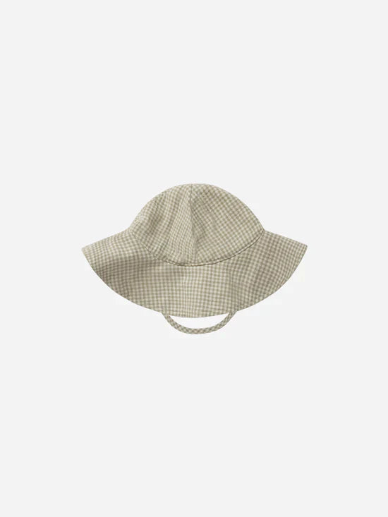 Rylee+Cru - Floppy Sun Hat Sage Gingham