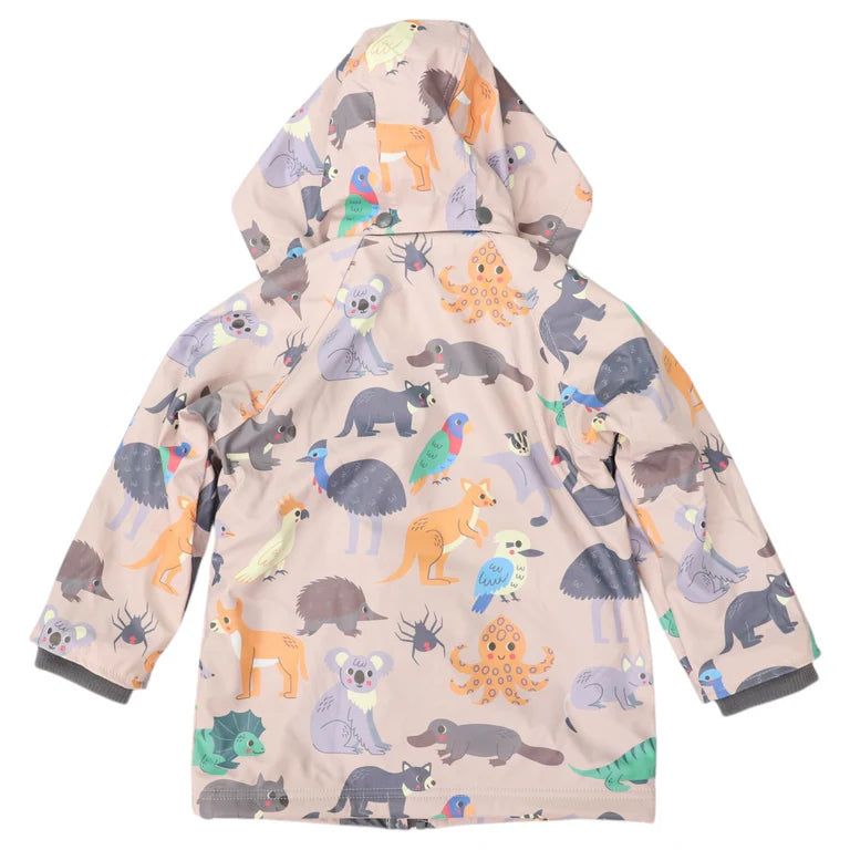 Korango Australian Animal Raincoat Beige