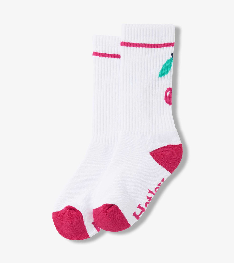 Hatley Girls Double Cherry Tube Socks