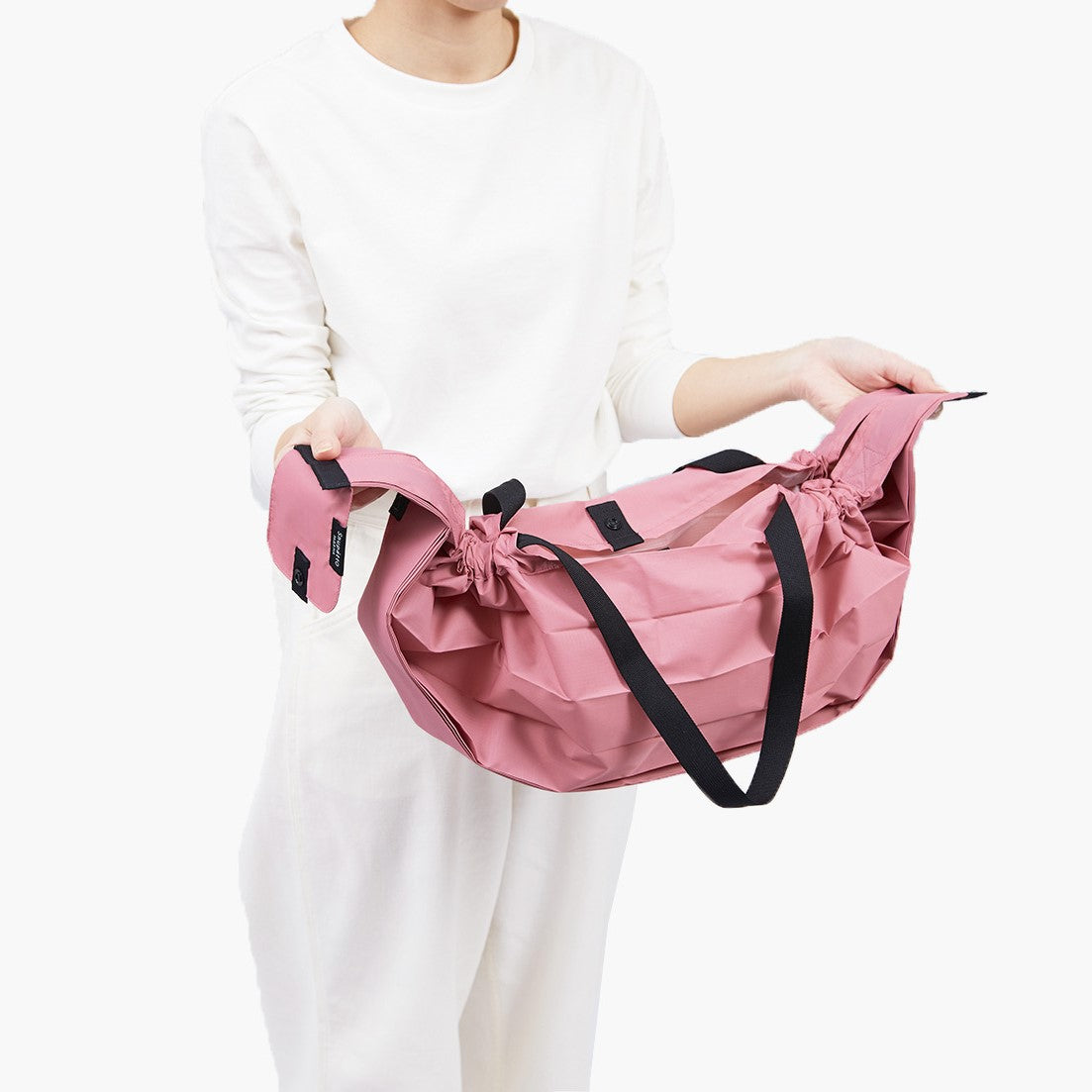 Shupatto Compact One-Pull Foldable Bag - Solid - S