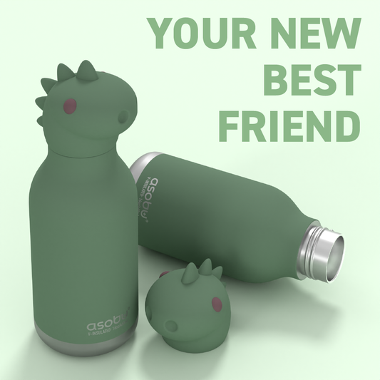 Asobu - 16 oz Bestie Animal Bottle - DINOSAUR