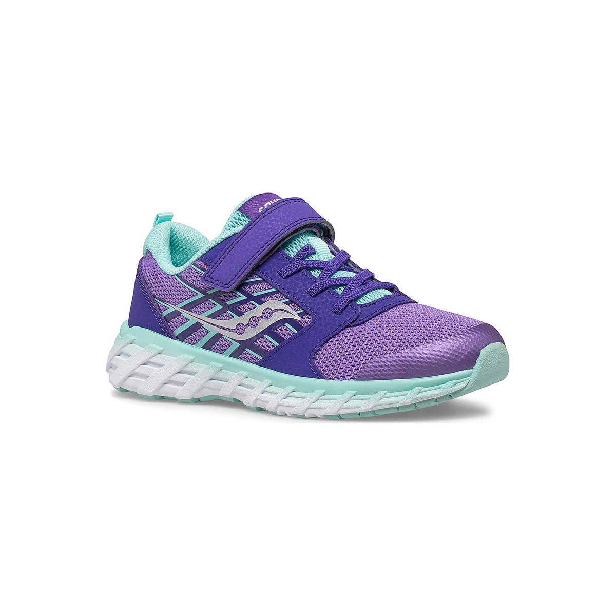 Saucony Wind 2.0 Adaptive Closure Big Kids Sneaker Purple