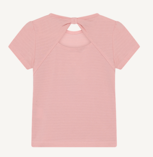 Minymo - Tufted Graphic Waffle Knit T-Shirt - 5Y