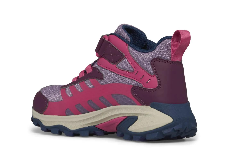 Merrell Moab Speed Mid 2 Waterproof Big Kid's Sneaker Navy