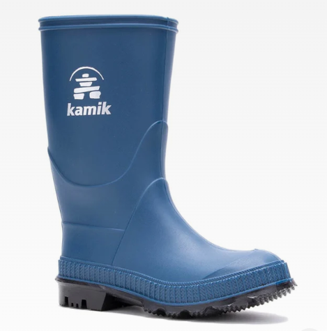 Kamik Stomp Kids Rain Boot Toddler — waterproof, rain gear, children's shoes — packaging view
