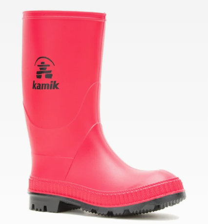 Kamik Stomp Rain Boot Youth — waterproof, rain gear, children's shoes — side view