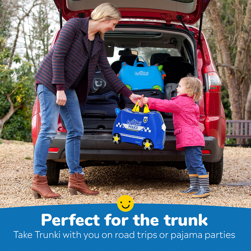 Trunki Ride-on Suitcase - Percy Police Car
