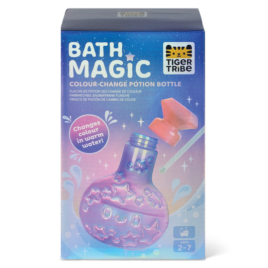 Tiger Tribe Bath Magic Potion Bottle Purple to Pink