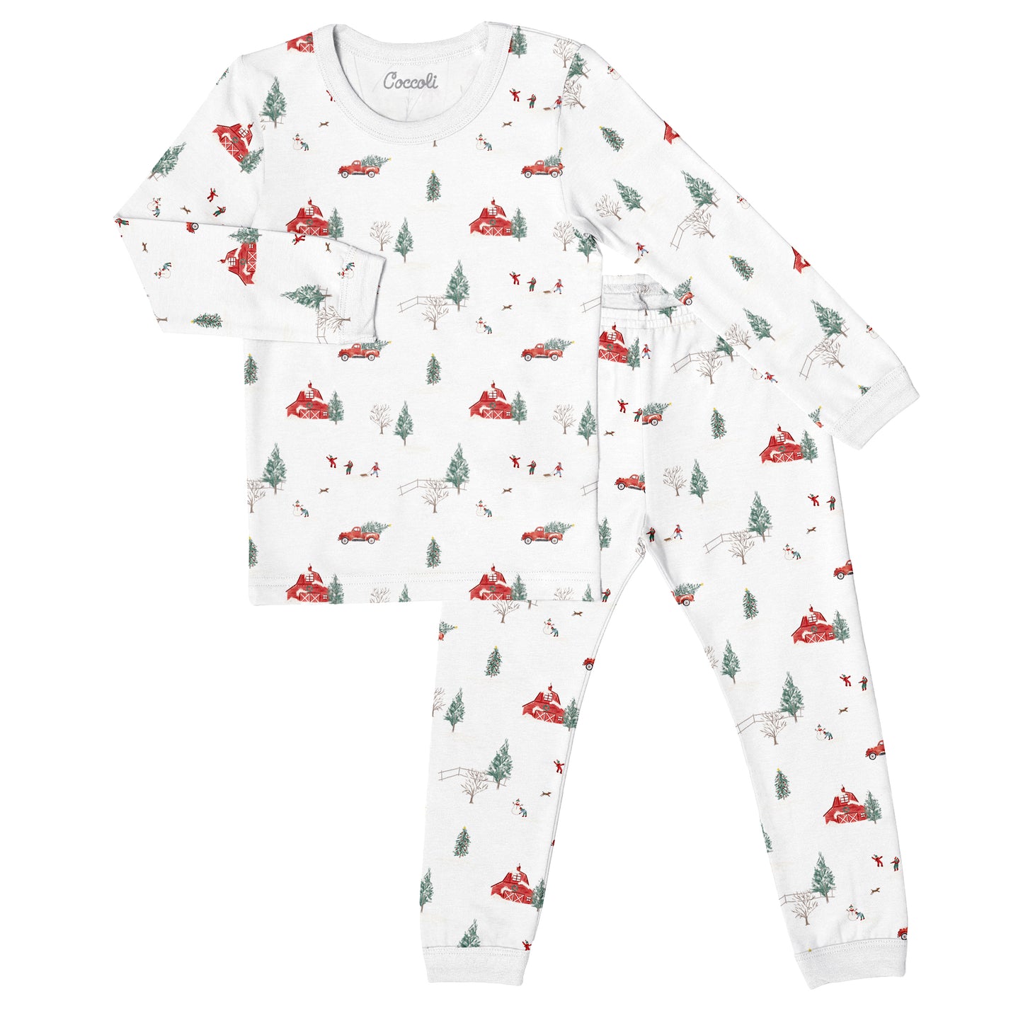 Coccoli Modal Long Sleeve Pyjama - Winter Barns - 3Y