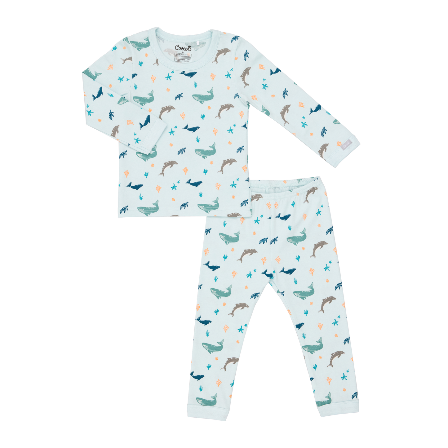 Coccoli - Long Sleeve Cotton-Modal Pajamas
