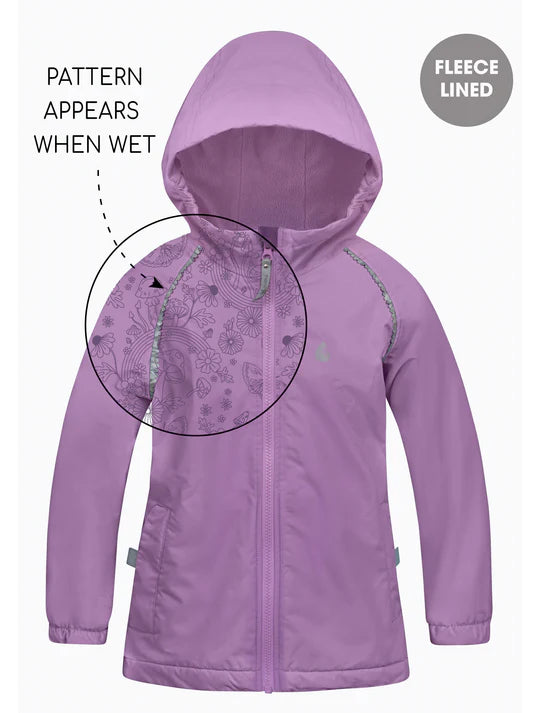 Therm Kids Splash Magic Storm Jacket — colour-changing waterproof kids' rain jacket