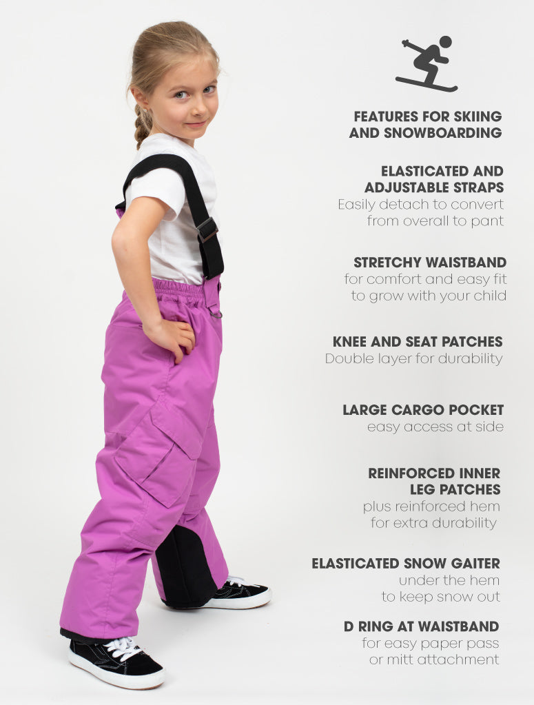 Therm Kids - Snowrider Convertible Ski Overalls
