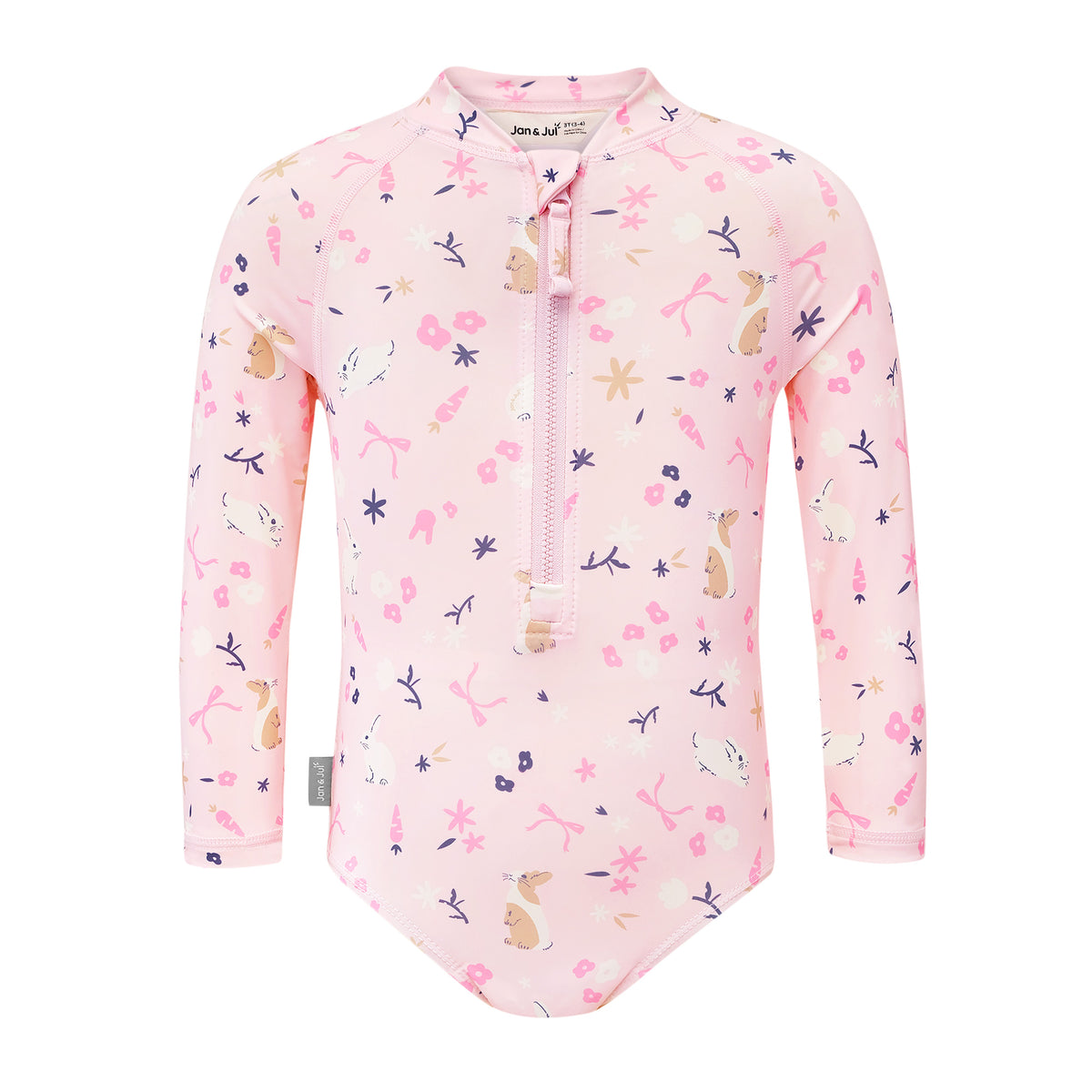 Jan & Jul - One Piece Long Sleeve Swimsuit