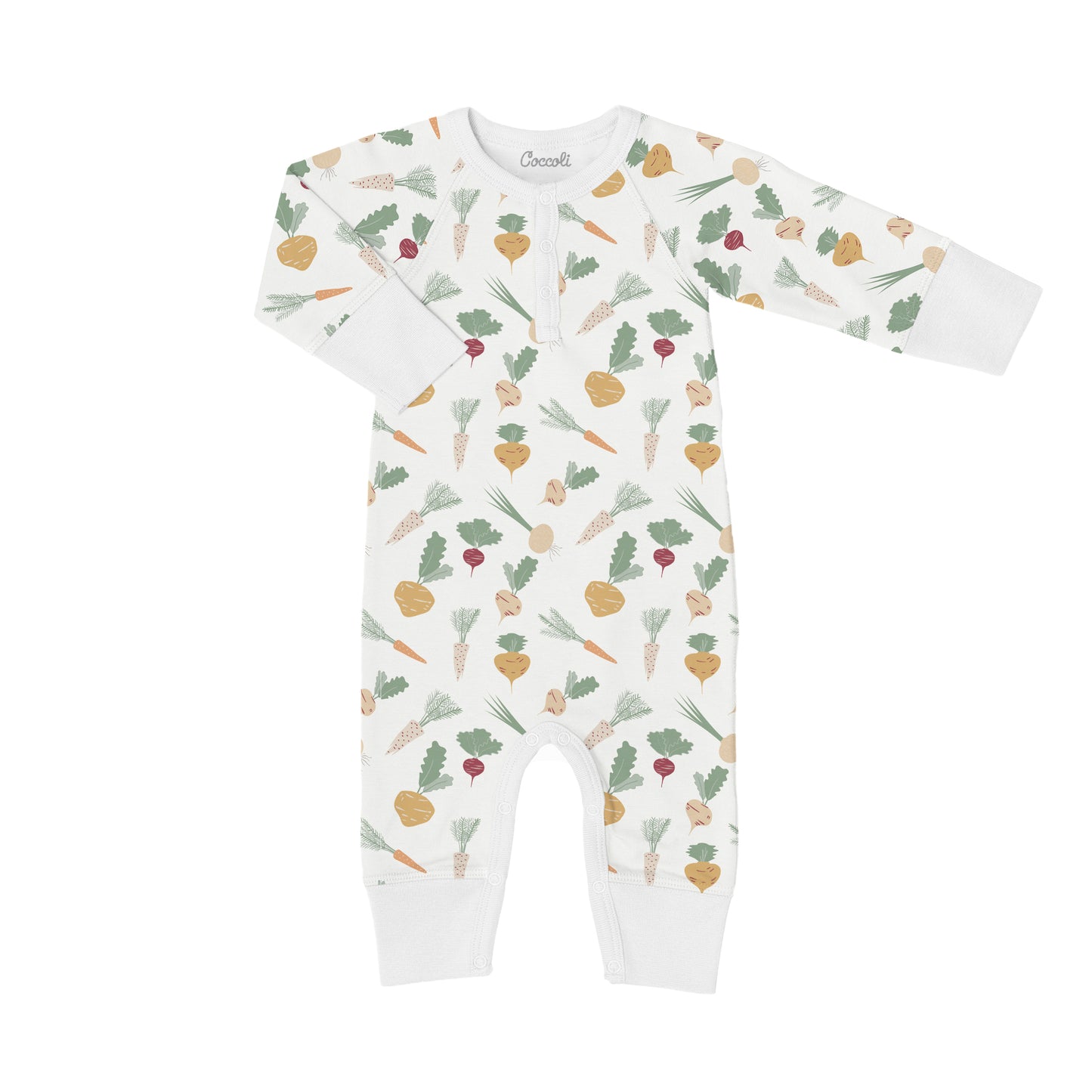 Coccoli Modal Unionsuit - Vegetable 3M