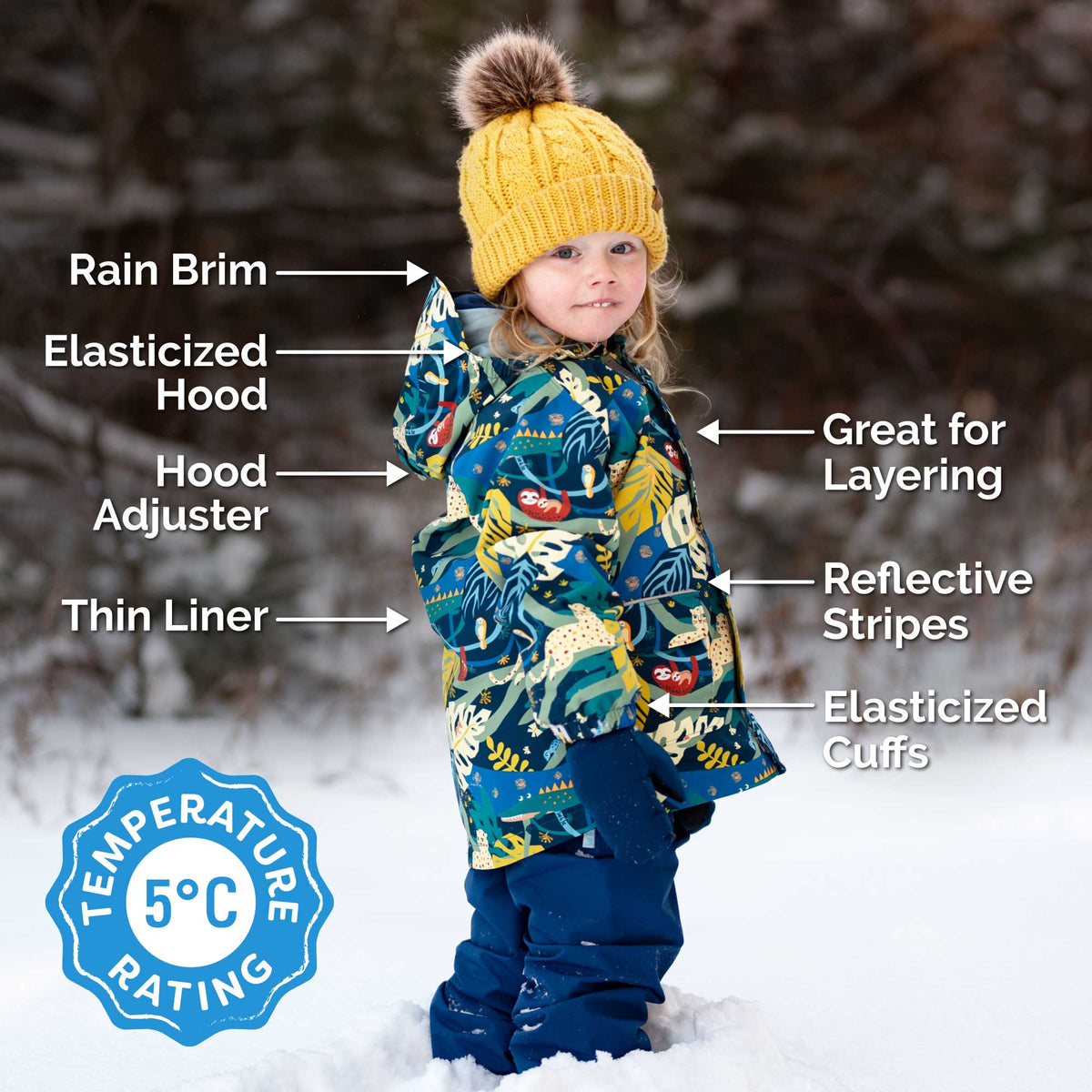 Jan & Jul - Puddle-Dry Unlined Waterproof Rain Jacket