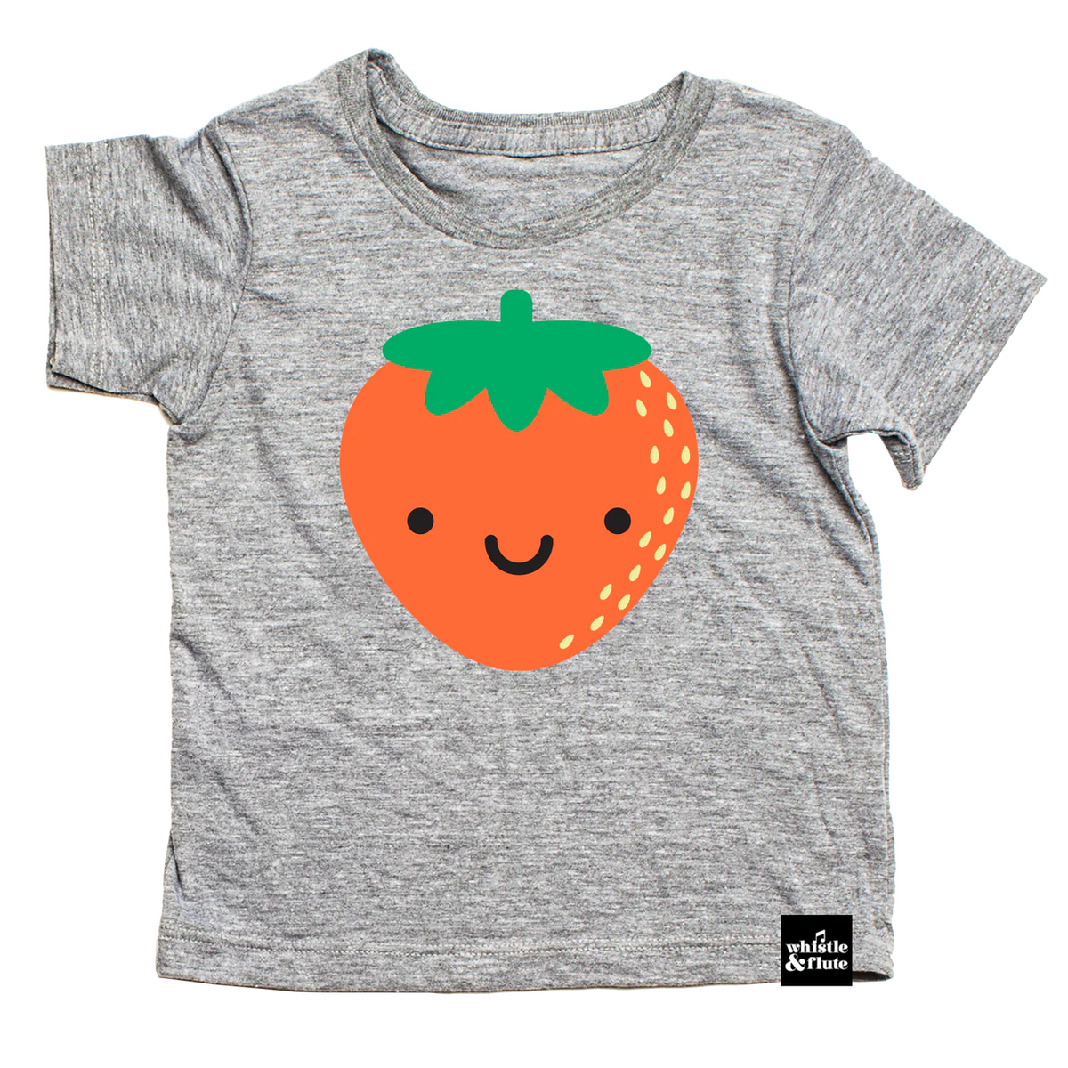 Whistle & Flute Clothing Kawaii Strawberry T-Shirt, children's tops