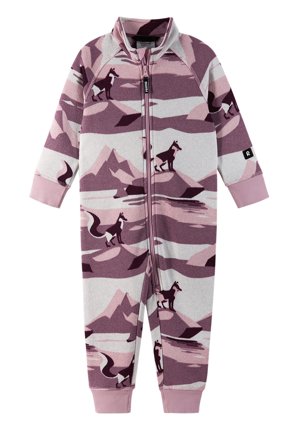 Reima - Toddlers fleece overall Myytti Deep purple by REIMA