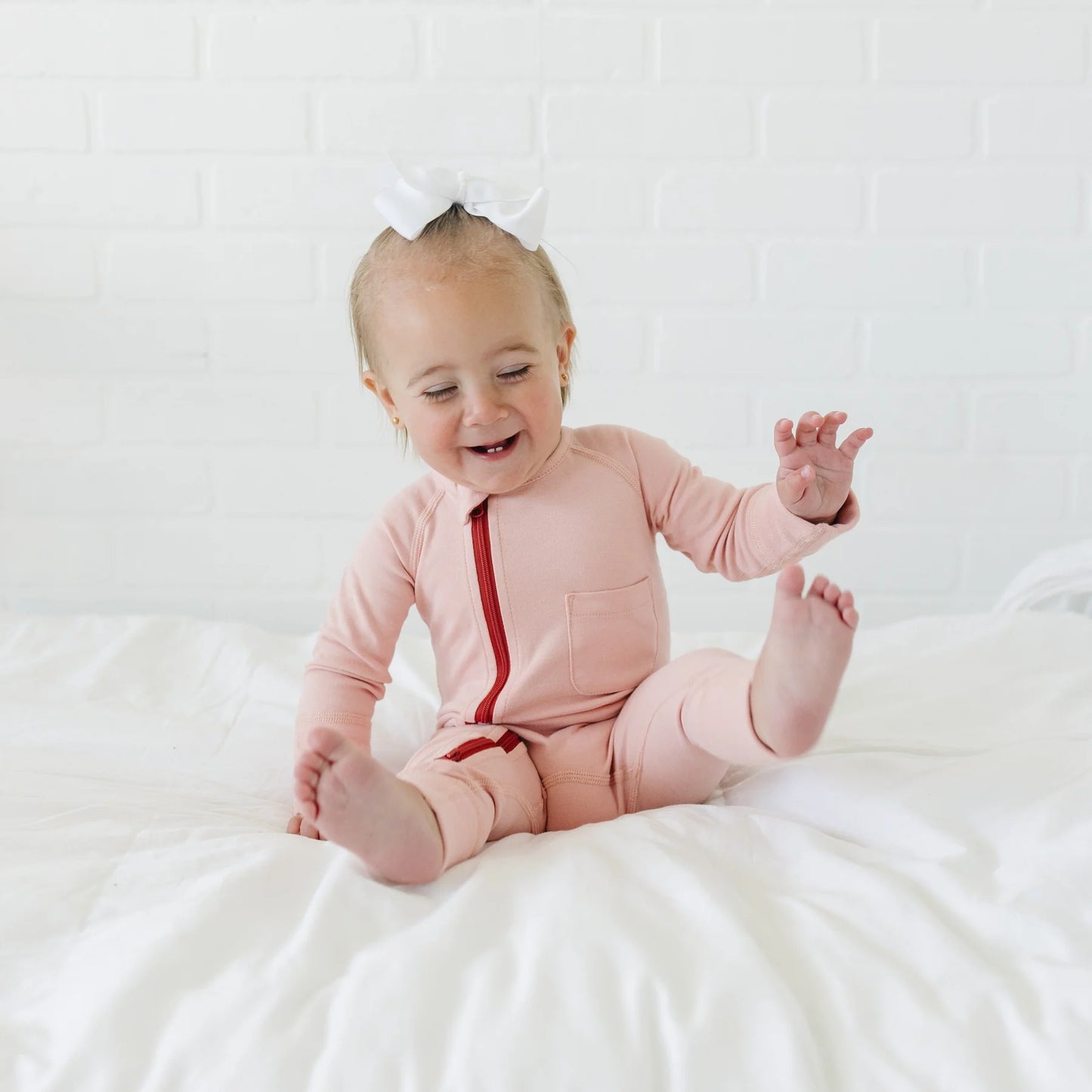 Our Little Treasures - Zip Romper in Cotton Candy