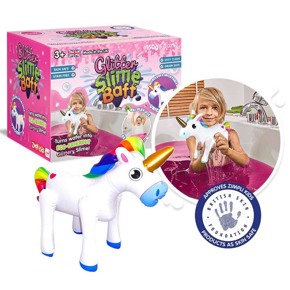 Zimpli Kids - Zimpli Bio Glitter Slime Baff with Inflatable Unicorn