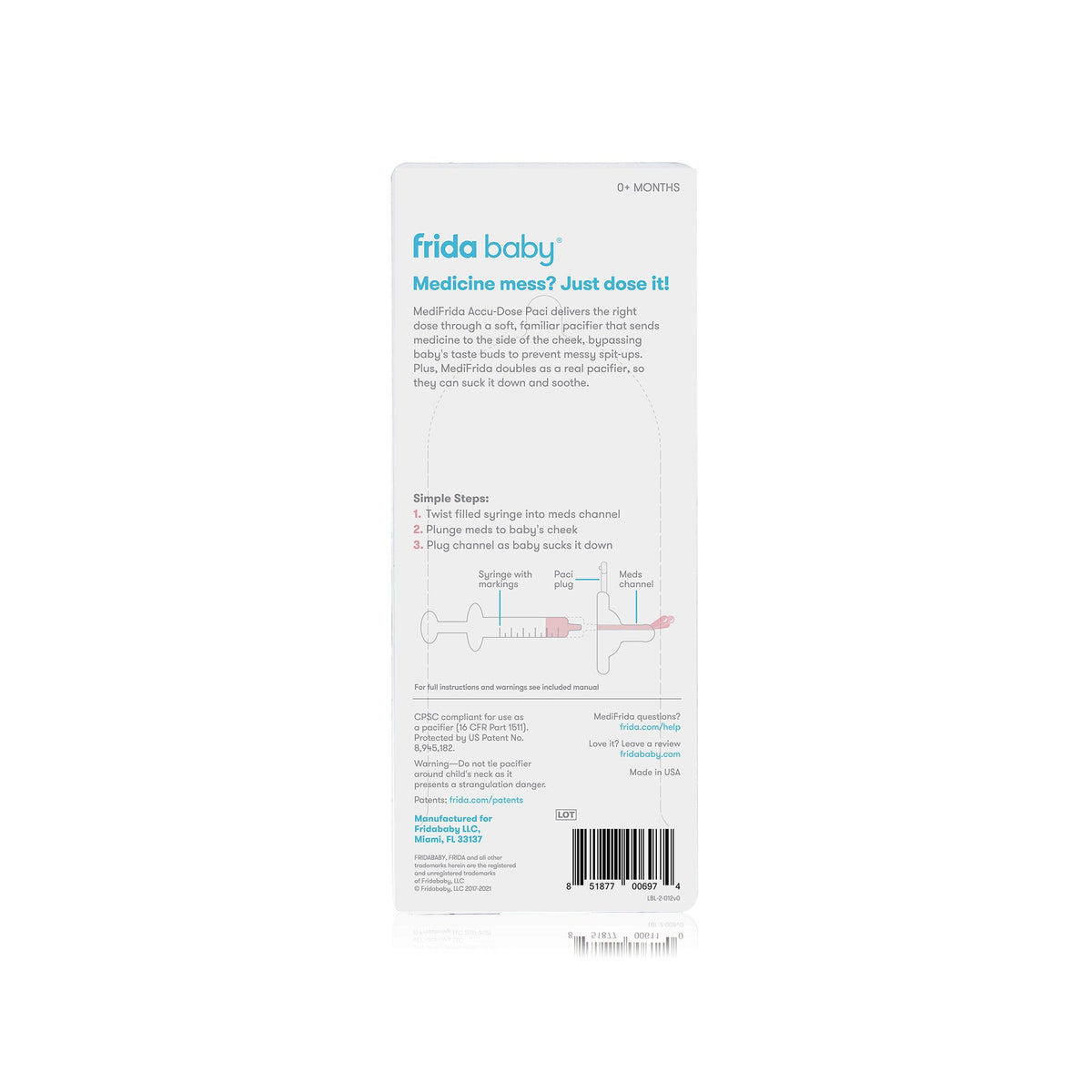 Frida Baby-MediFrida® the Accu-dose Pacifier Medicine Dispenser