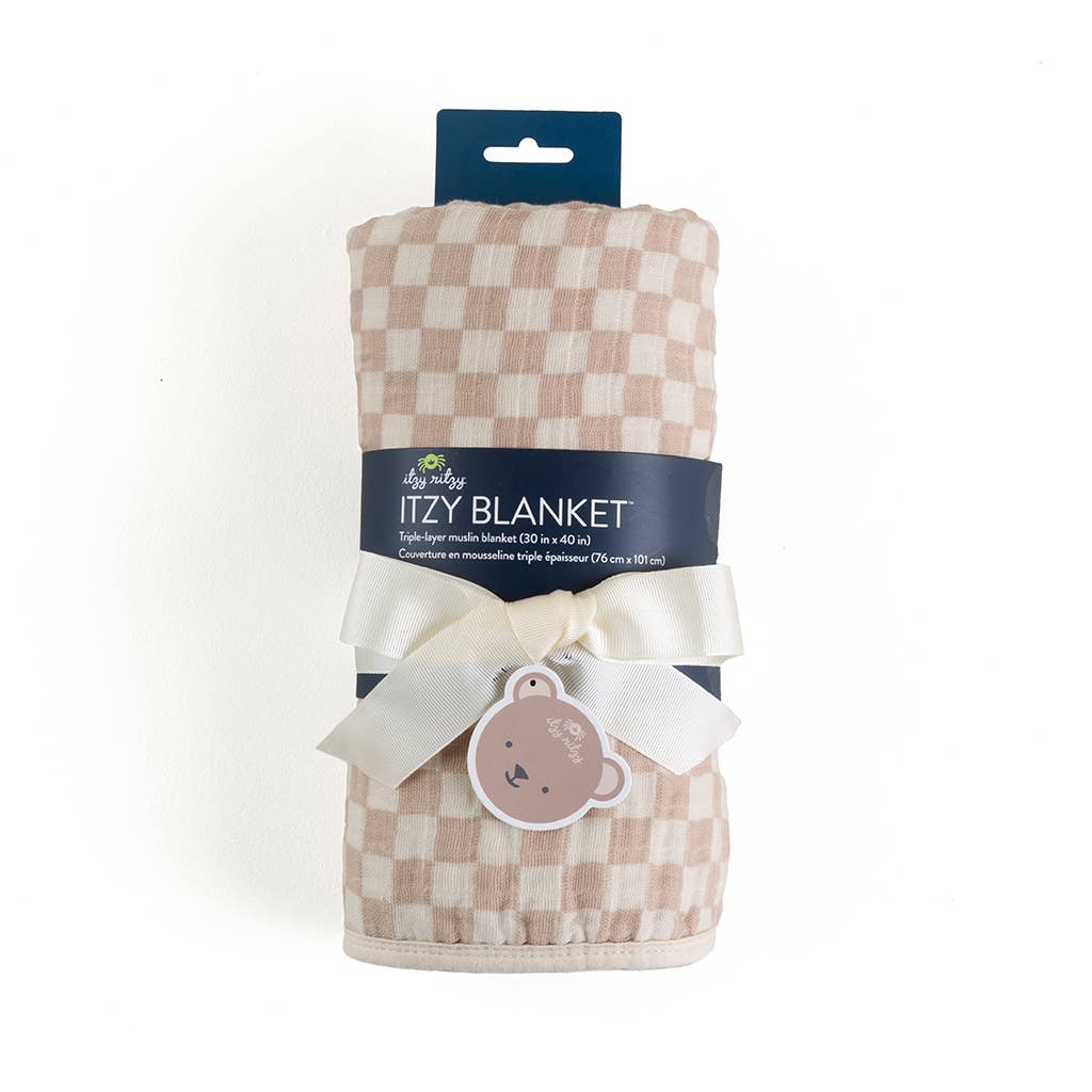 Itzy Ritzy - Itzy Cotton Muslin Blanket