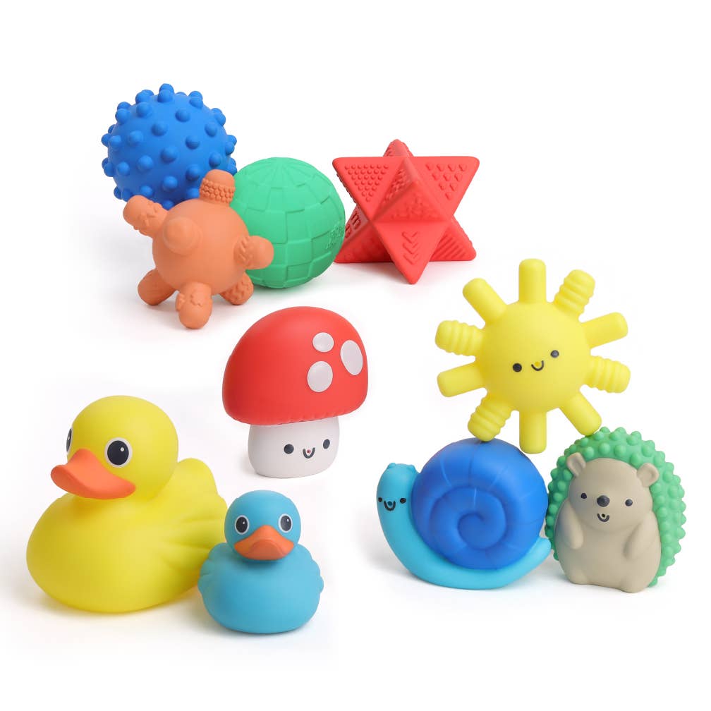 Itzy Ritzy - Itzy Splash Gift Set, Soft Bath & Water Toys