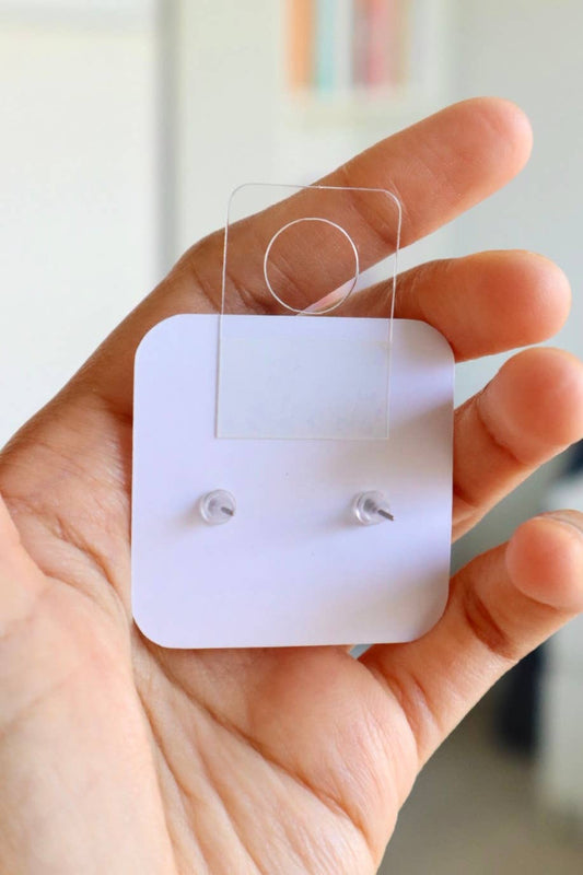 Stardoe Studio - Pink Canadian (Canada) Maple Leaf Earrings: English