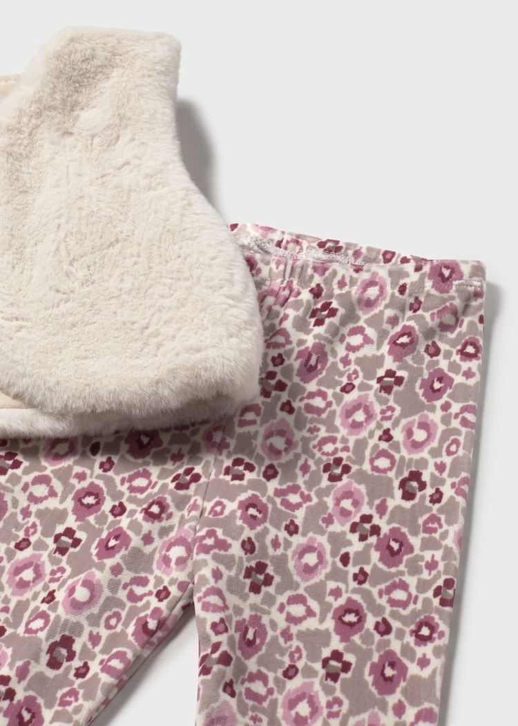 Mayoral Baby Girl 3 piece set Vest & Leggings