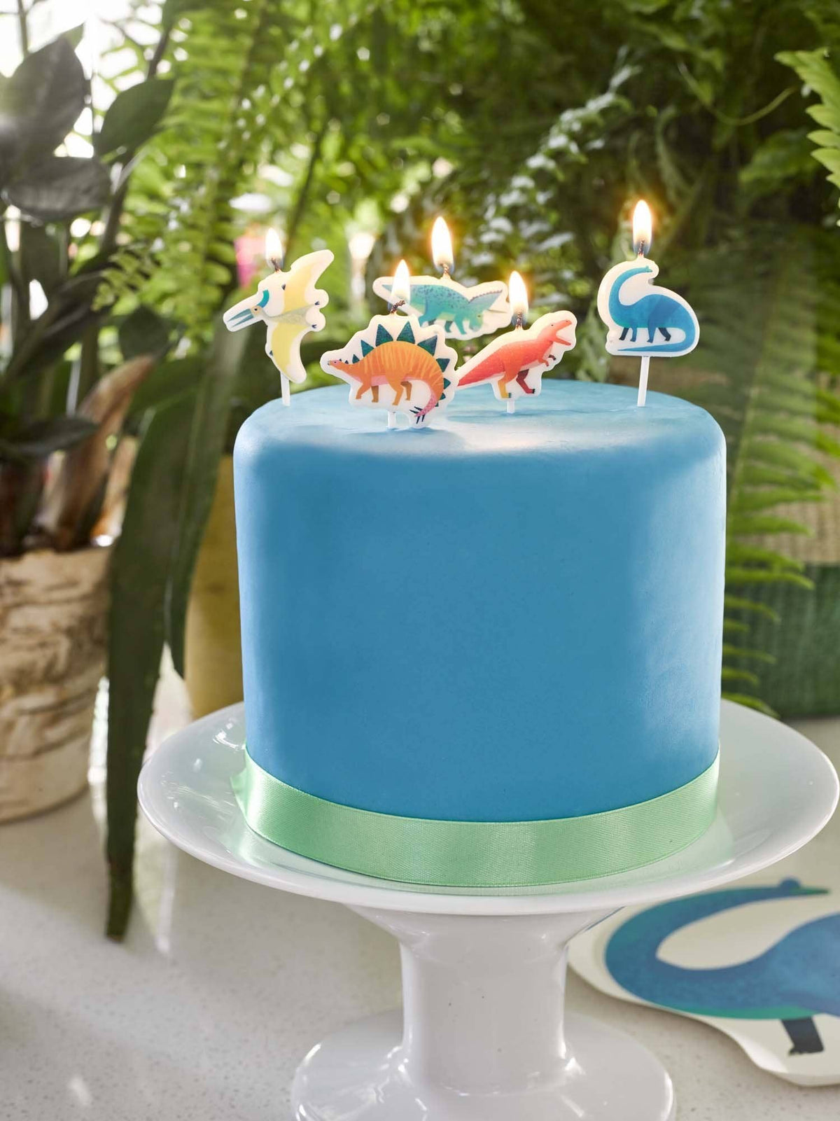 Talking Tables USA - Party Dinosaur Birthday Candles | 5 Pack |