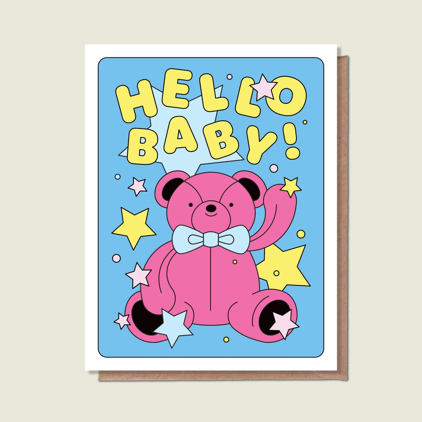 Épée Lapin Studio - Hello Baby Greeting Card