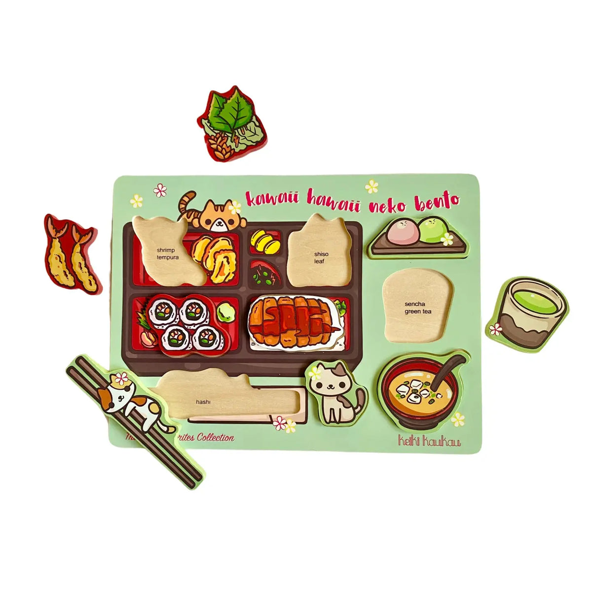 Keiki Kaukau - Japanese Bento Wooden Puzzle