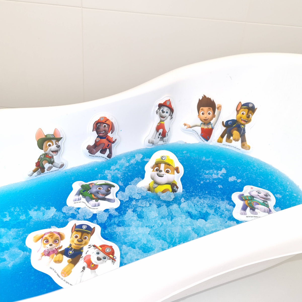 Zimpli Kids - Paw Patrol Gelli Baff Kids Sensory Bath Toy + Bath Sticker