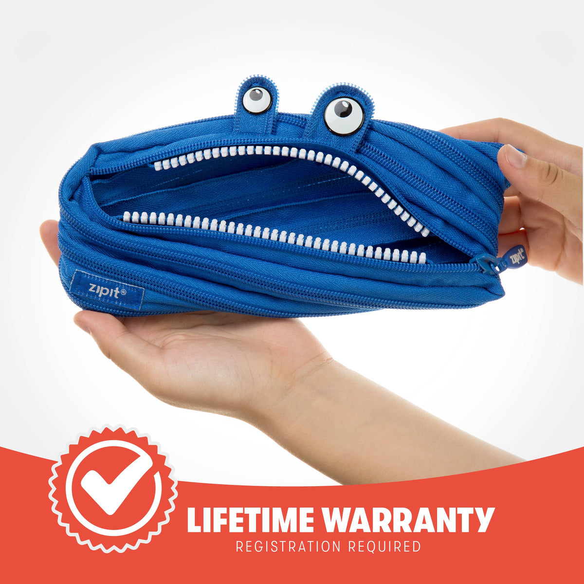 ZIPIT - ZIPIT Monster Pencil Case, Blue