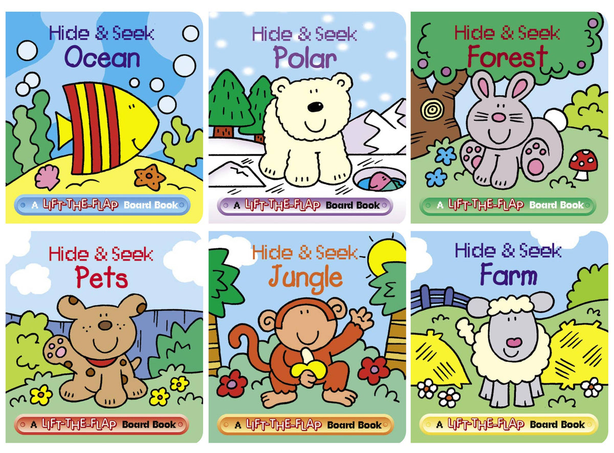Robert Frederick - Hide And Seek Mini Lift-The-Flap Board Books