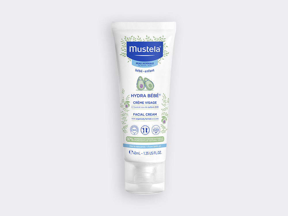 Mustela Hydra Bébé Face Cream with Organic Avocado – 40mL