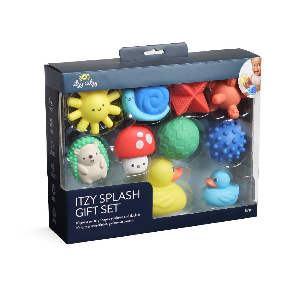 Itzy Ritzy - Itzy Splash Gift Set, Soft Bath & Water Toys