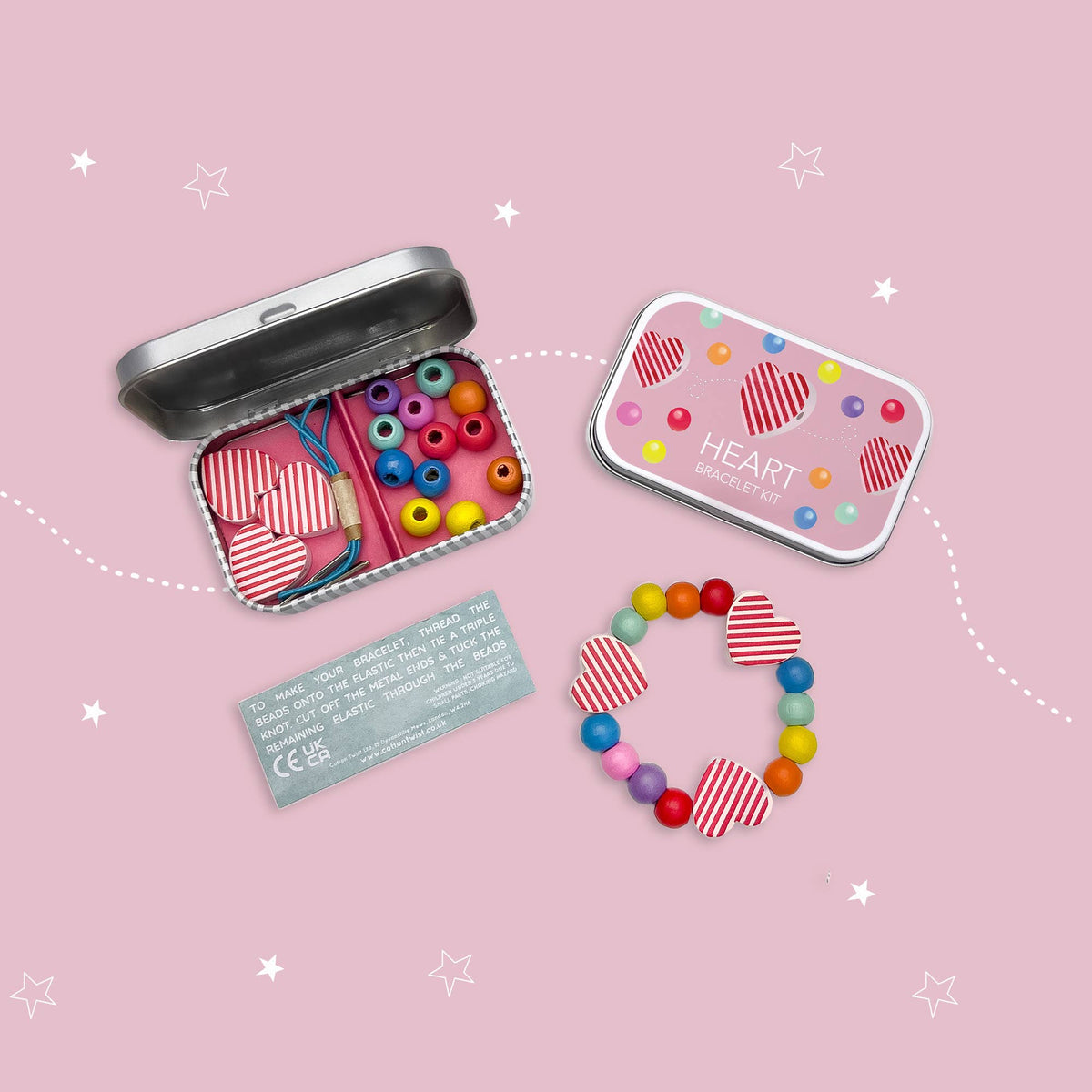 Cotton Twist - Heart Bracelet Gift Kit