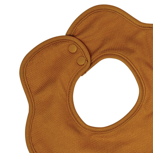 Tiny Twinkle - Kaffle Roundabout Bib 3Pk - Tan + Red + Pink