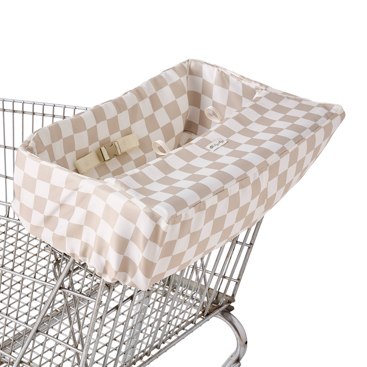Itzy Ritzy - Checkerboard Itzy Shopping Cart Cover