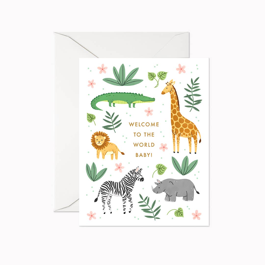 Linden Paper Co. - Safari Baby | Greeting Card