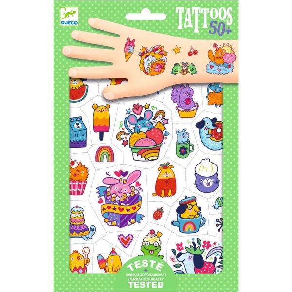 Djeco - Temporary Tattoos Two-Page Sets